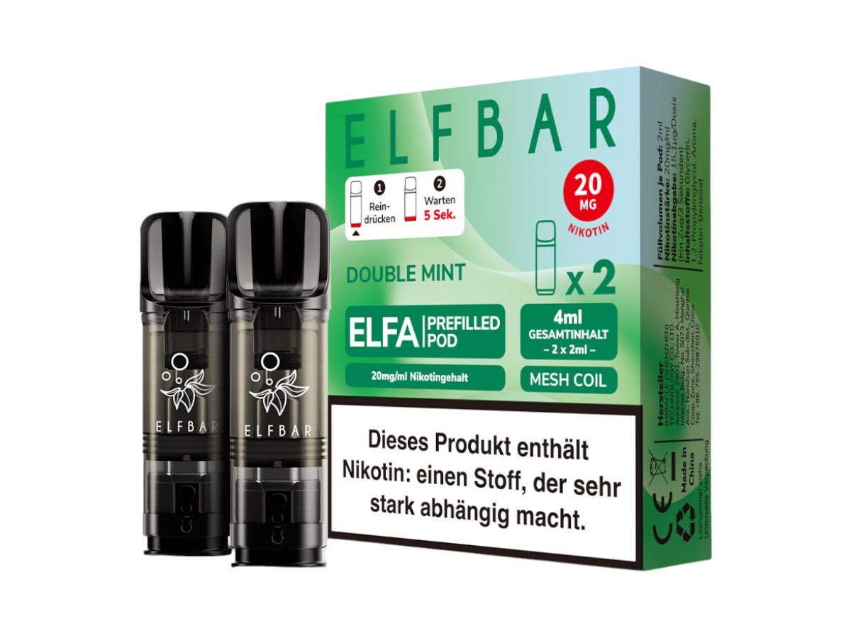 Elfbar Pod Double Mint 20mg