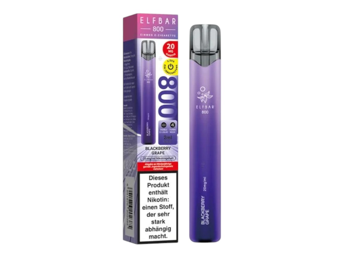 Elfbar 800 Blackberry Grape 20 mg