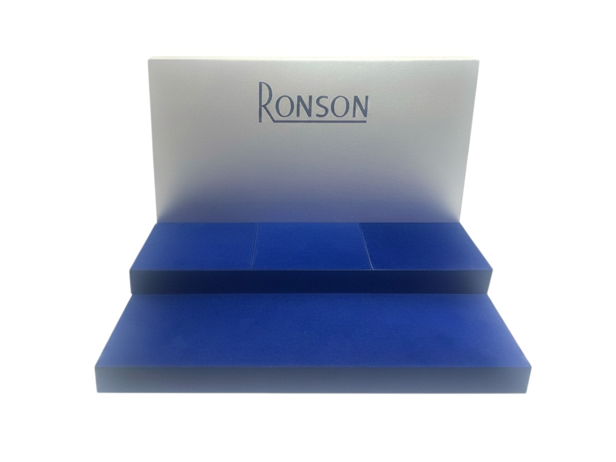 Ronson Display silber/blau