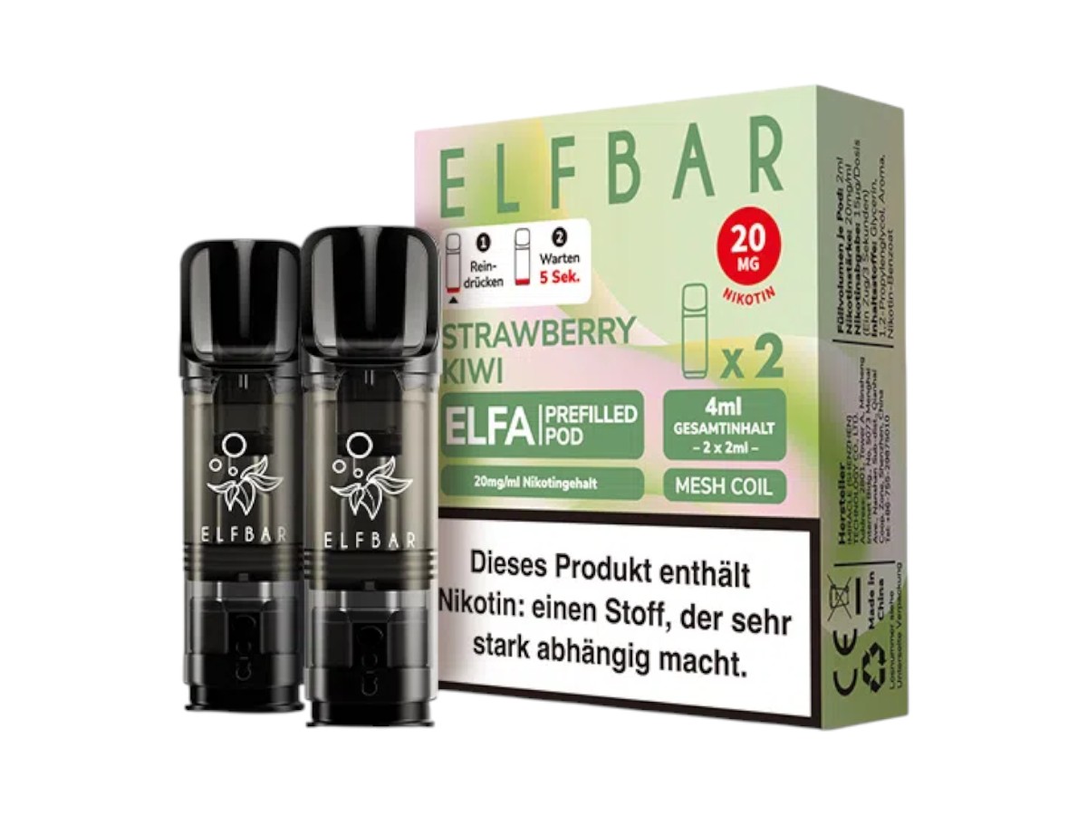 Elfbar Pod Strawberry Kiwi 20mg