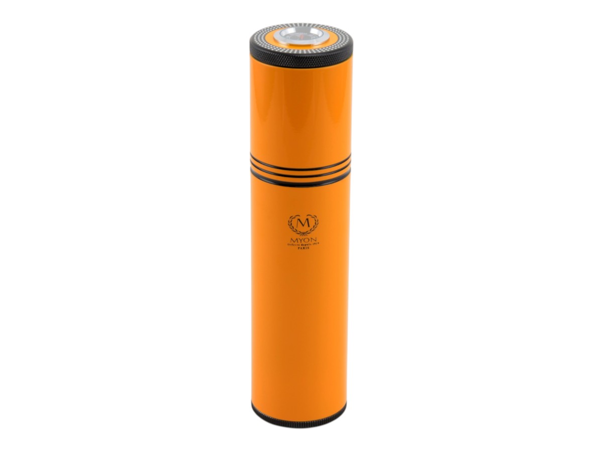 Myon Alu Humidor bis 4 Zig. Racing gelb