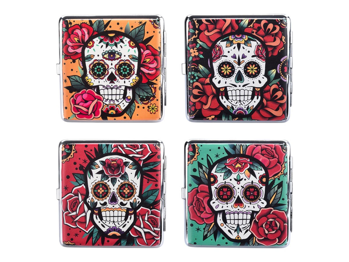 Champ Skulls and Flowers CIG Case
