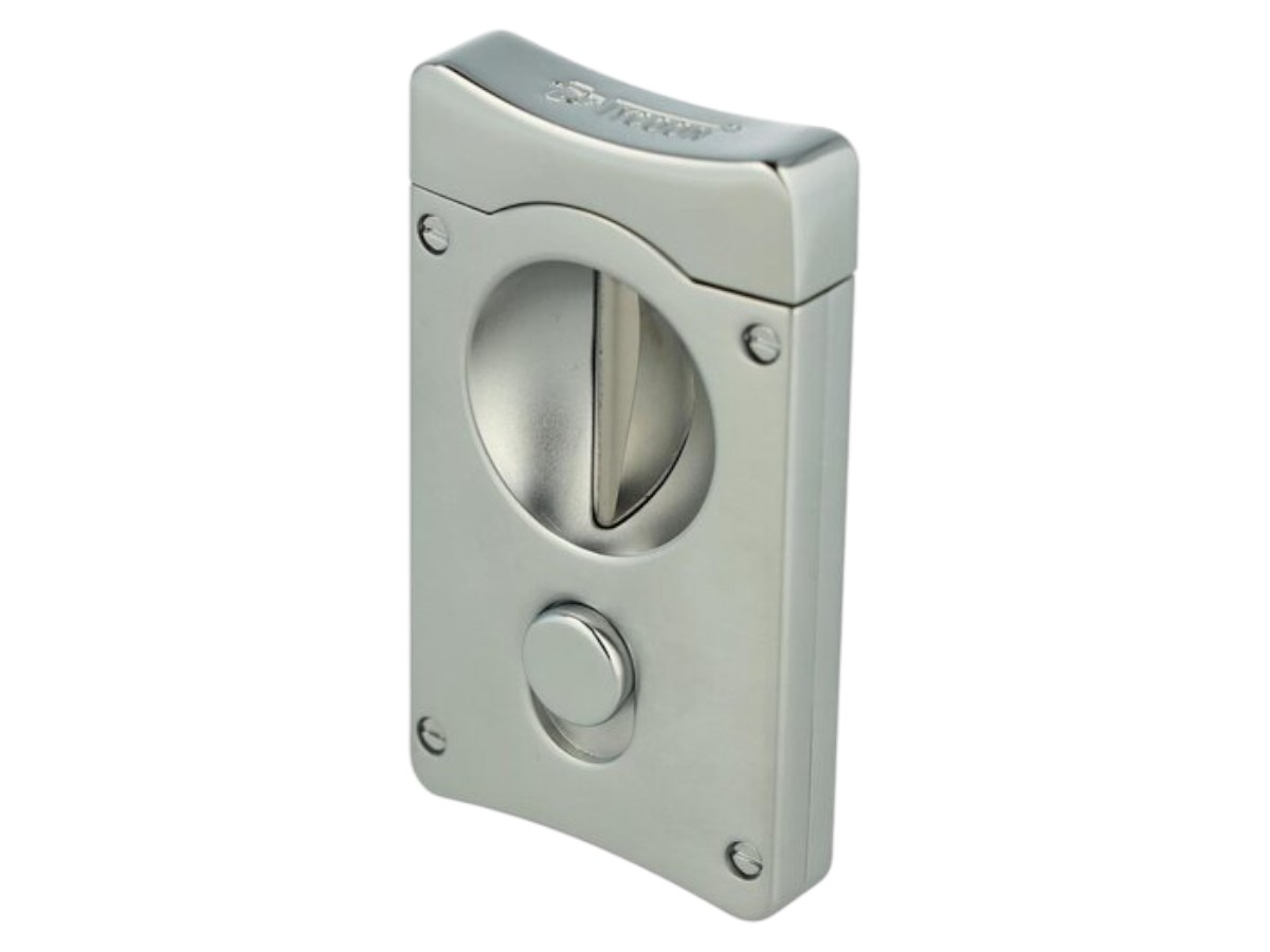Tycoon Cigar V-Cutter chrome brushed