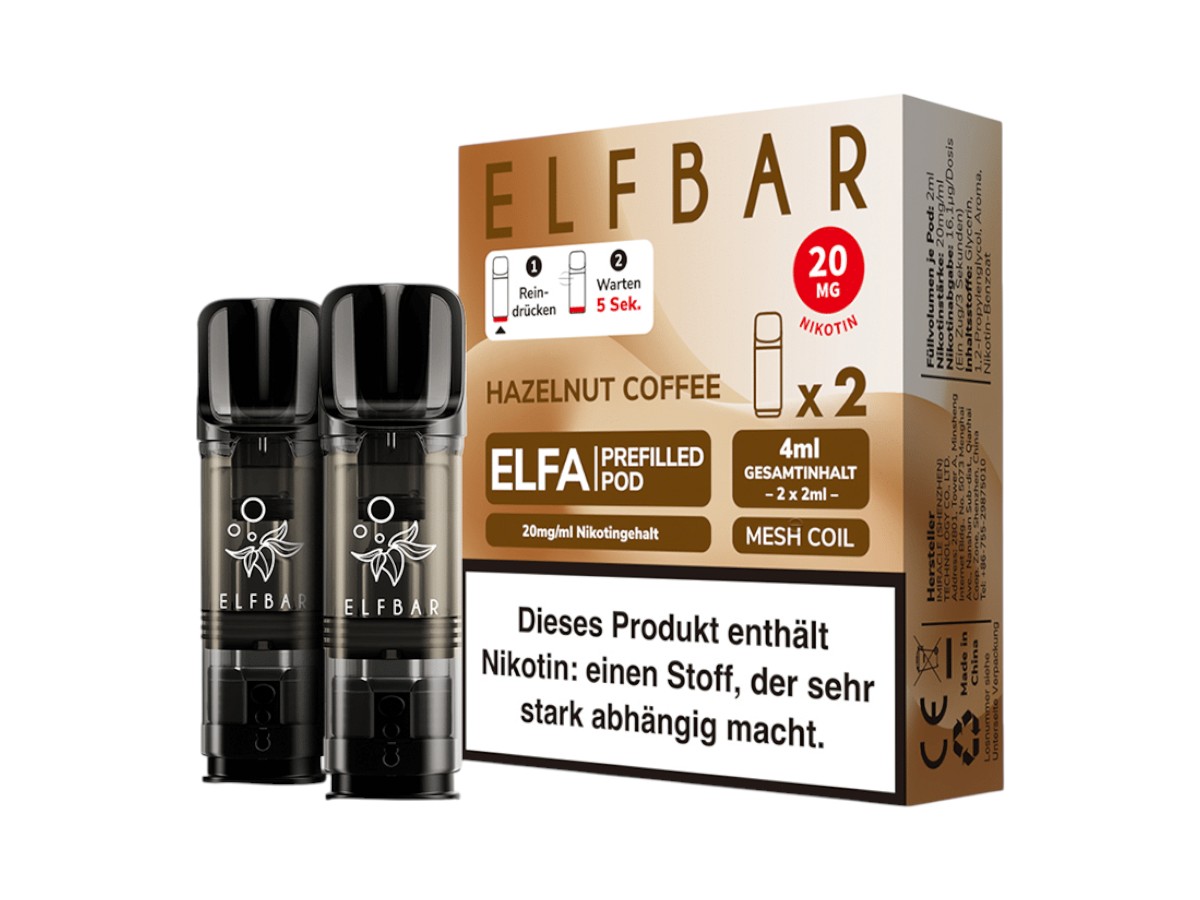 Elfbar Pod Hazelnut Coffee 20mg