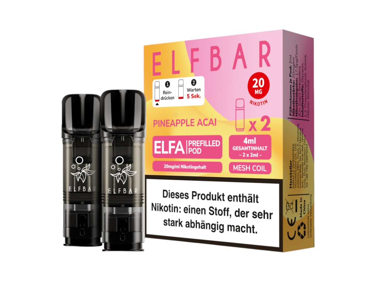 Elfbar Pod Pineapple Acai 20mg