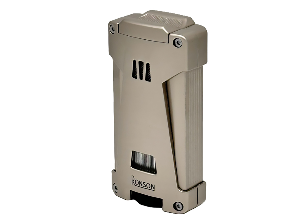 Ronson Hurricane 3 Jet-Flame Lighter Gun Metal