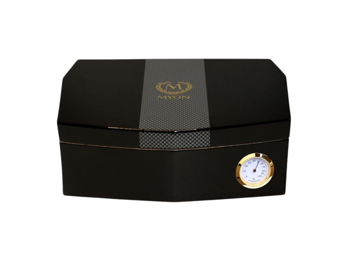 Myon Racing Humidor schwarz/carbon