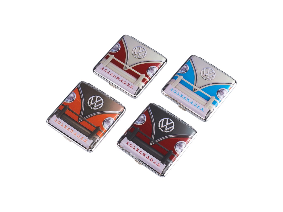 VW Cigarette Case Bus Front 20 pcs., 4 Farben