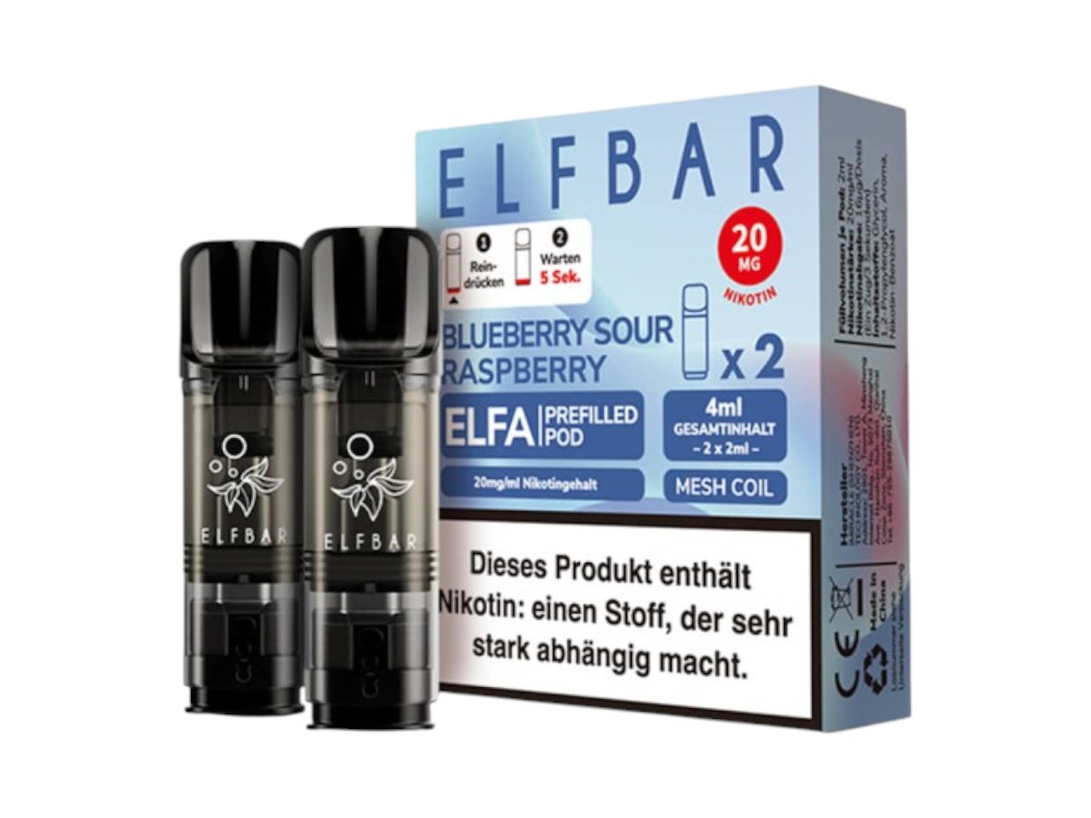 Elfbar Pod Blueberry Sour Raspberry 20mg