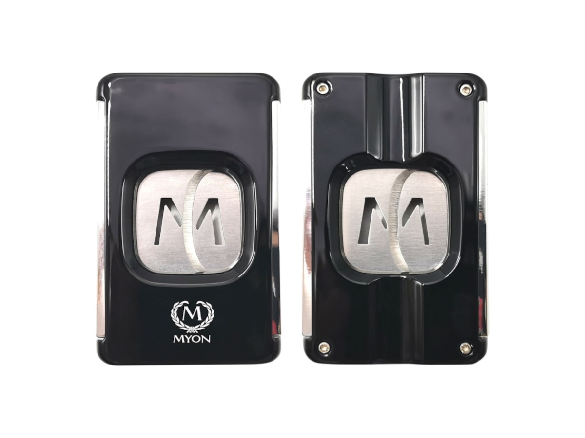 Myon Zigarren Cutter Biot mit Piercer black