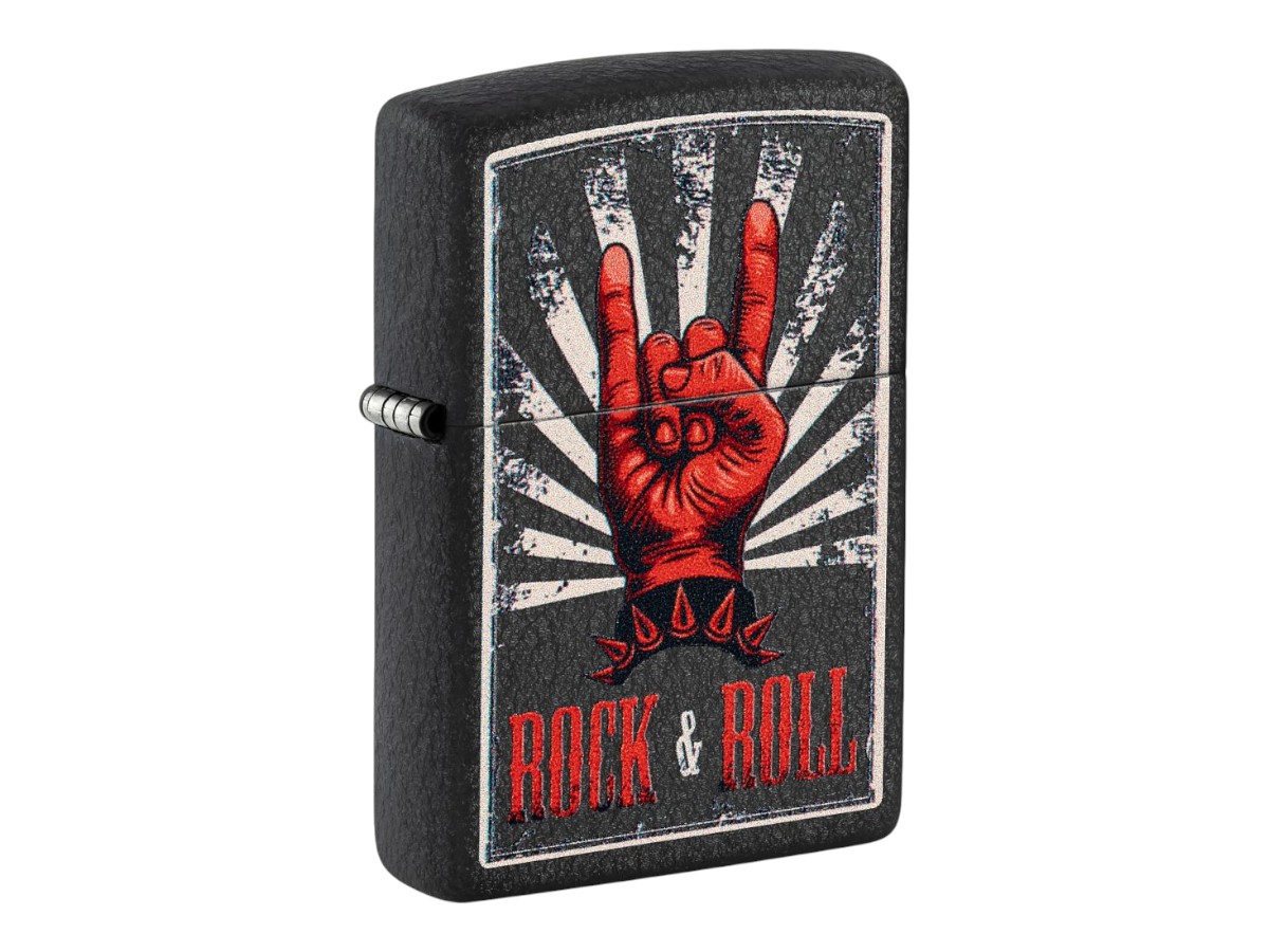 Zippo Rock and Roll Poster Design