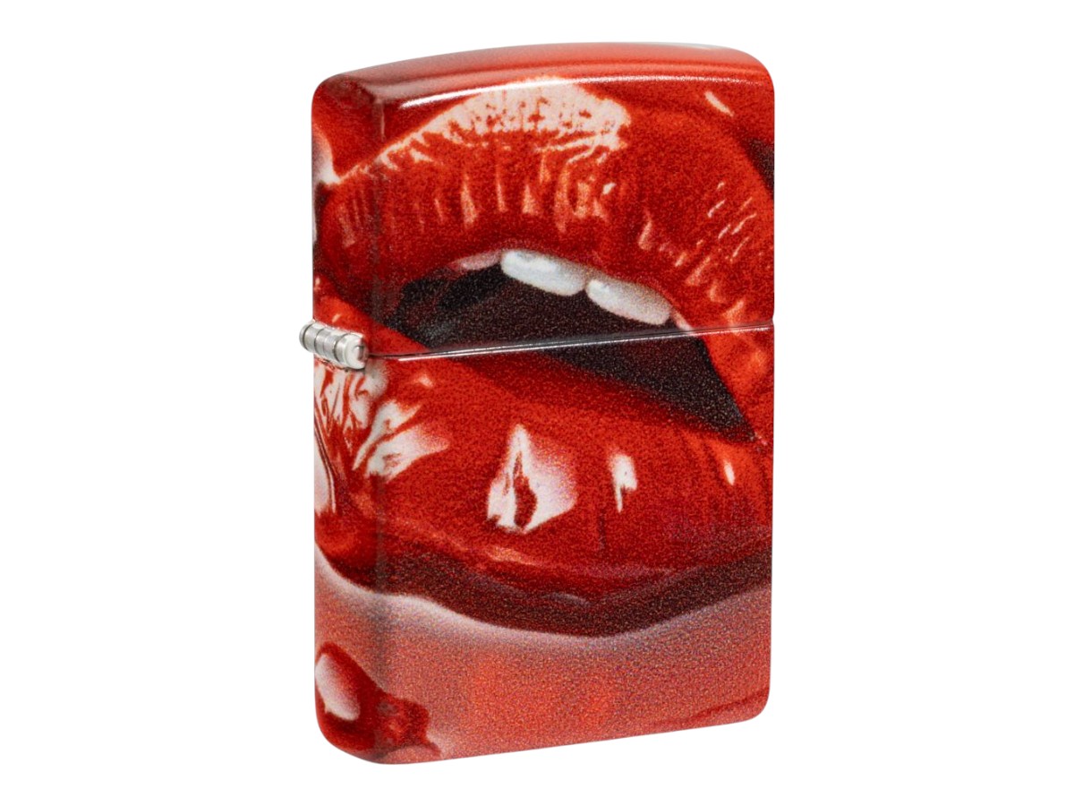 Zippo Lips Design