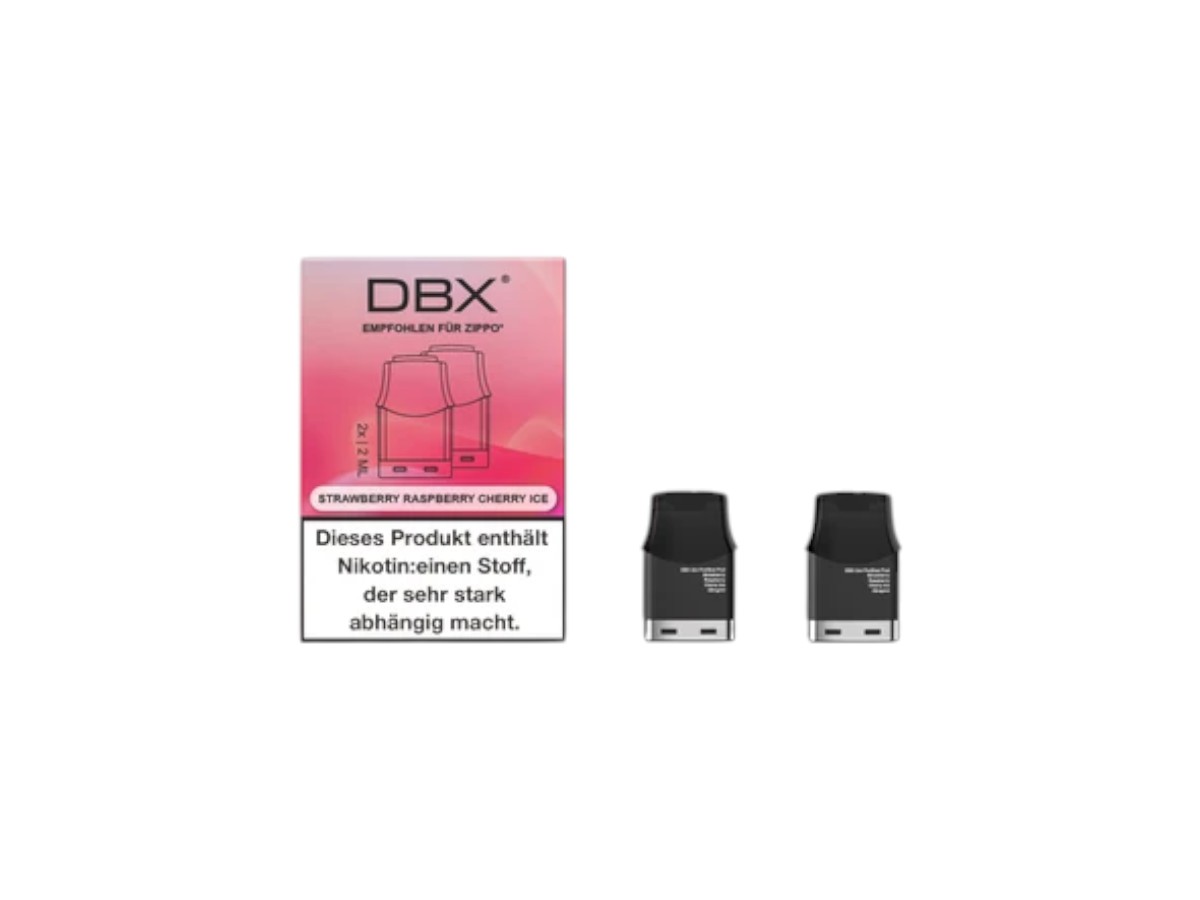 DBX Flavor Pod Strawberry Raspberry Cherry 2er