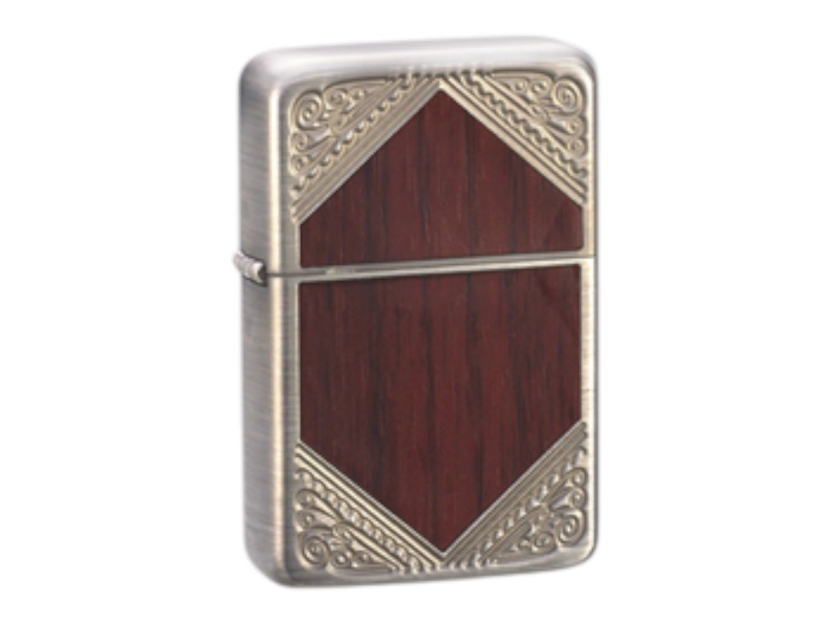 Z-Plus Cool dark silver brushed carving Karo