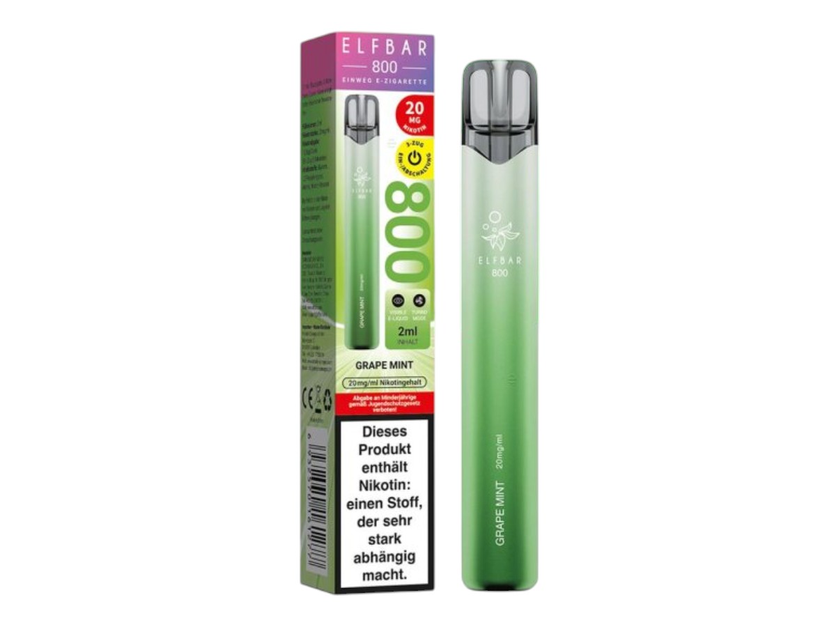 Elfbar 800 Grape Mint 20mg