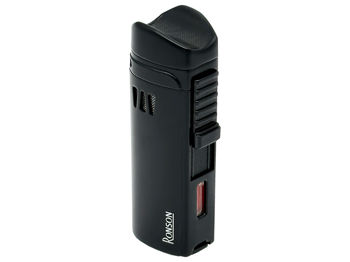 Ronson Jet-Flame Cigar Lighter Mistral Black