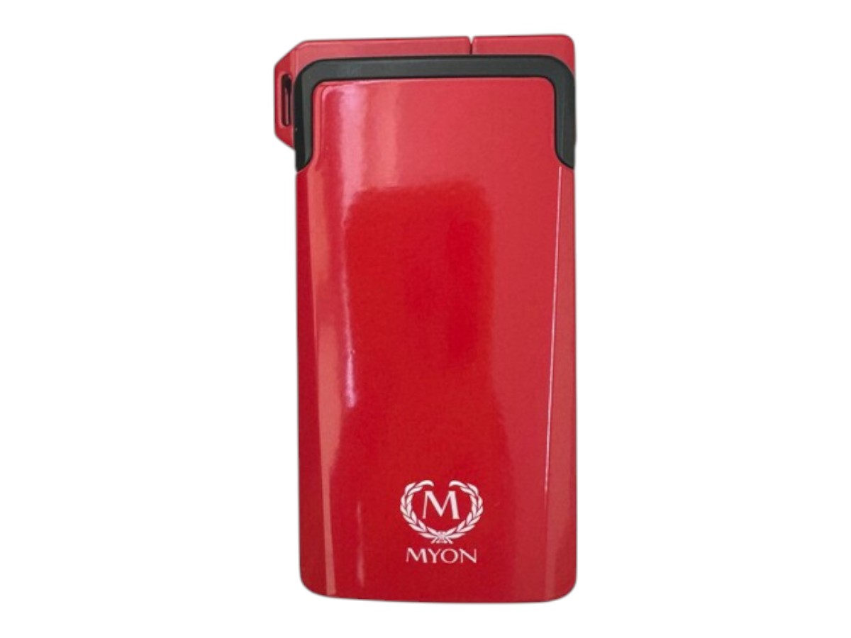 Myon Grimaud 2in1 Pipe and 1-Jet Lighter red
