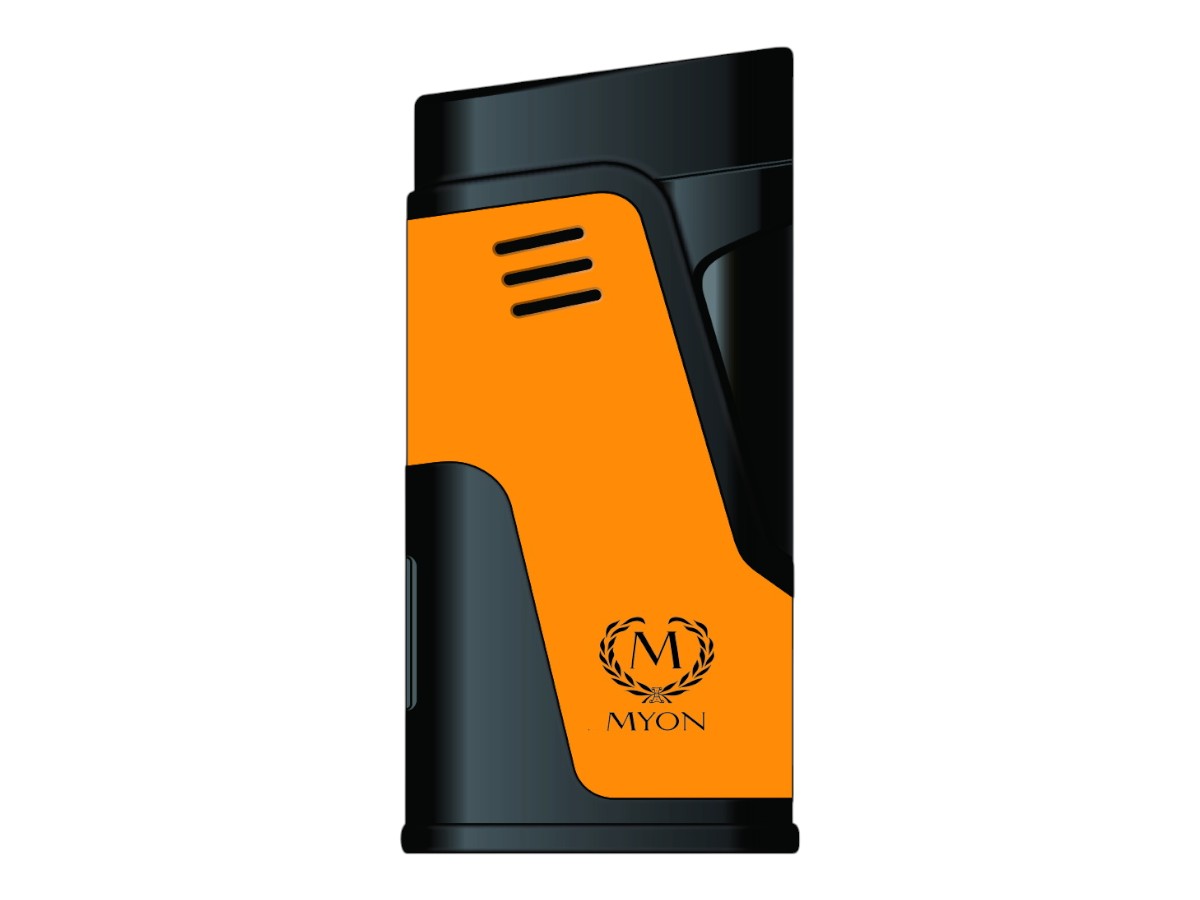 Myon Le Tignet 2-Jet Lighter with Piercer yellow