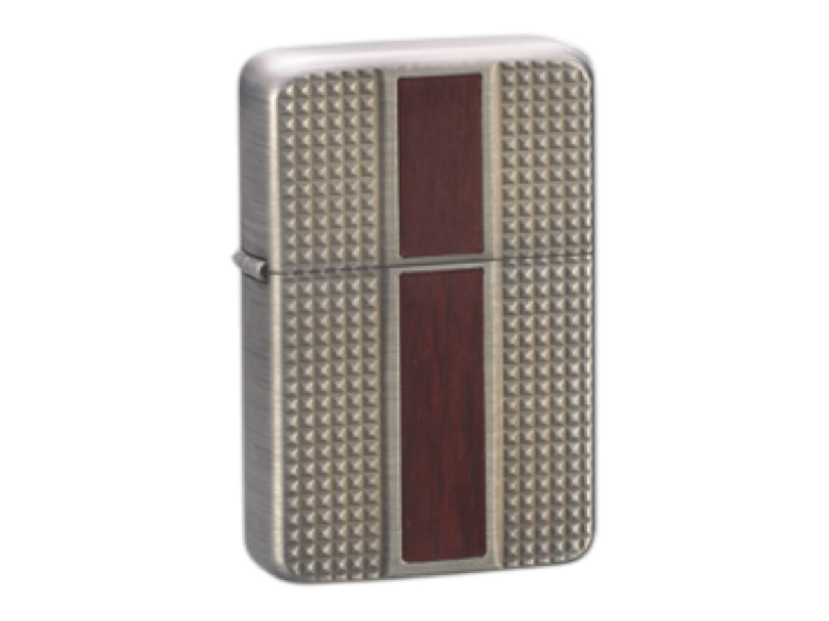 Z-Plus Cool dark silver brushed carving horizontal