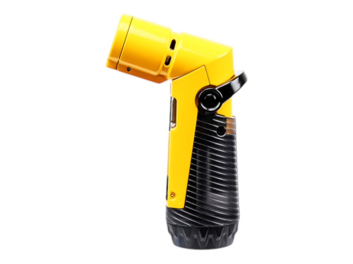 Myon Coletta Jet Lighter with Piercer + Pin yellow