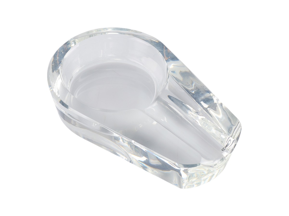 SM Cigar Glass Ashtray white