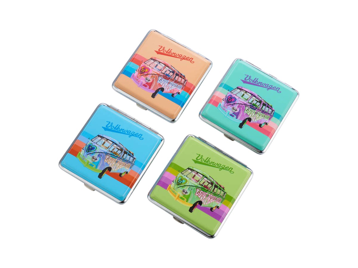 VW Cigarette Case 20 pcs., 4 Farben