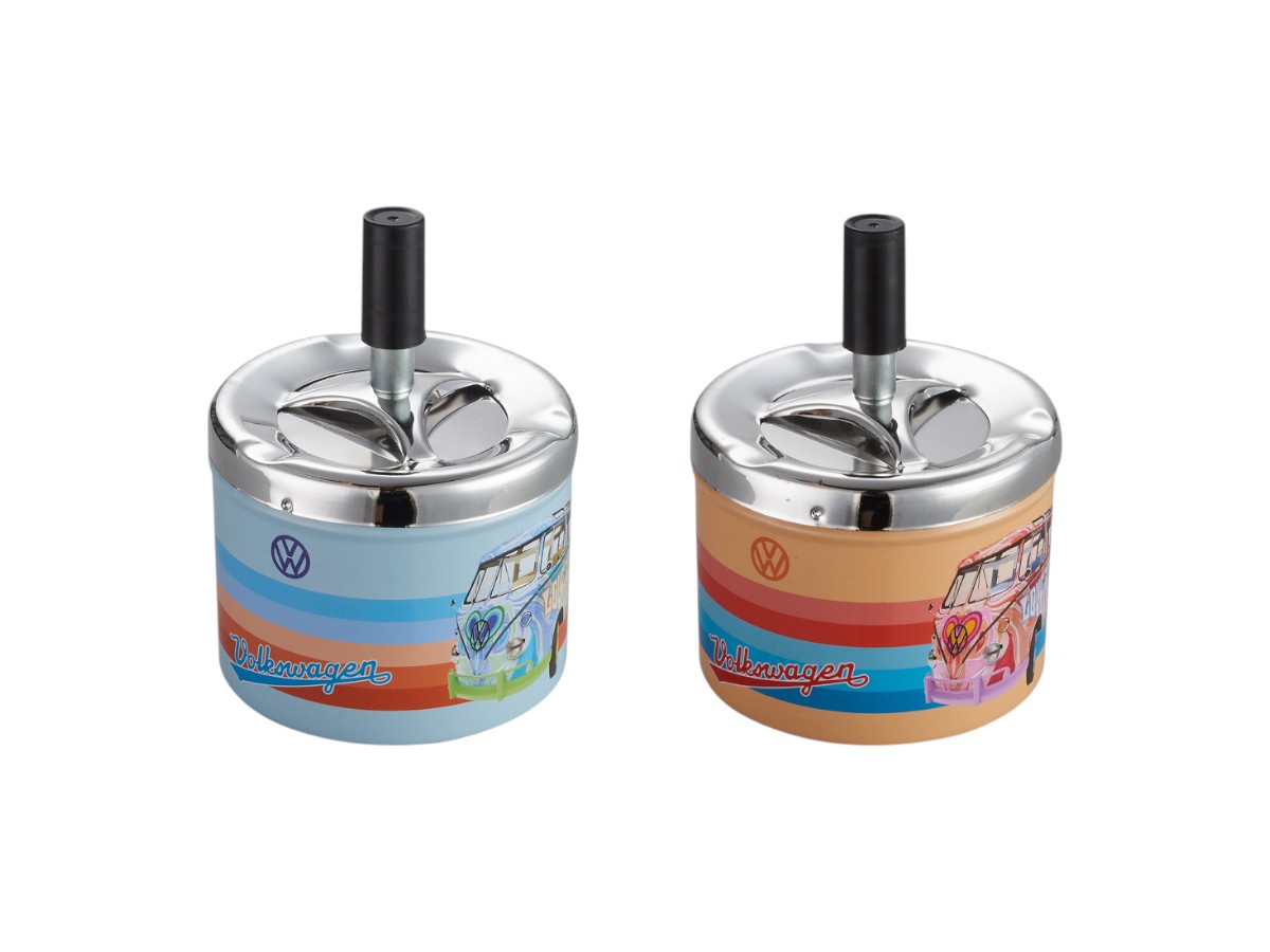 VW Small Push Ashtray, 2 Farben