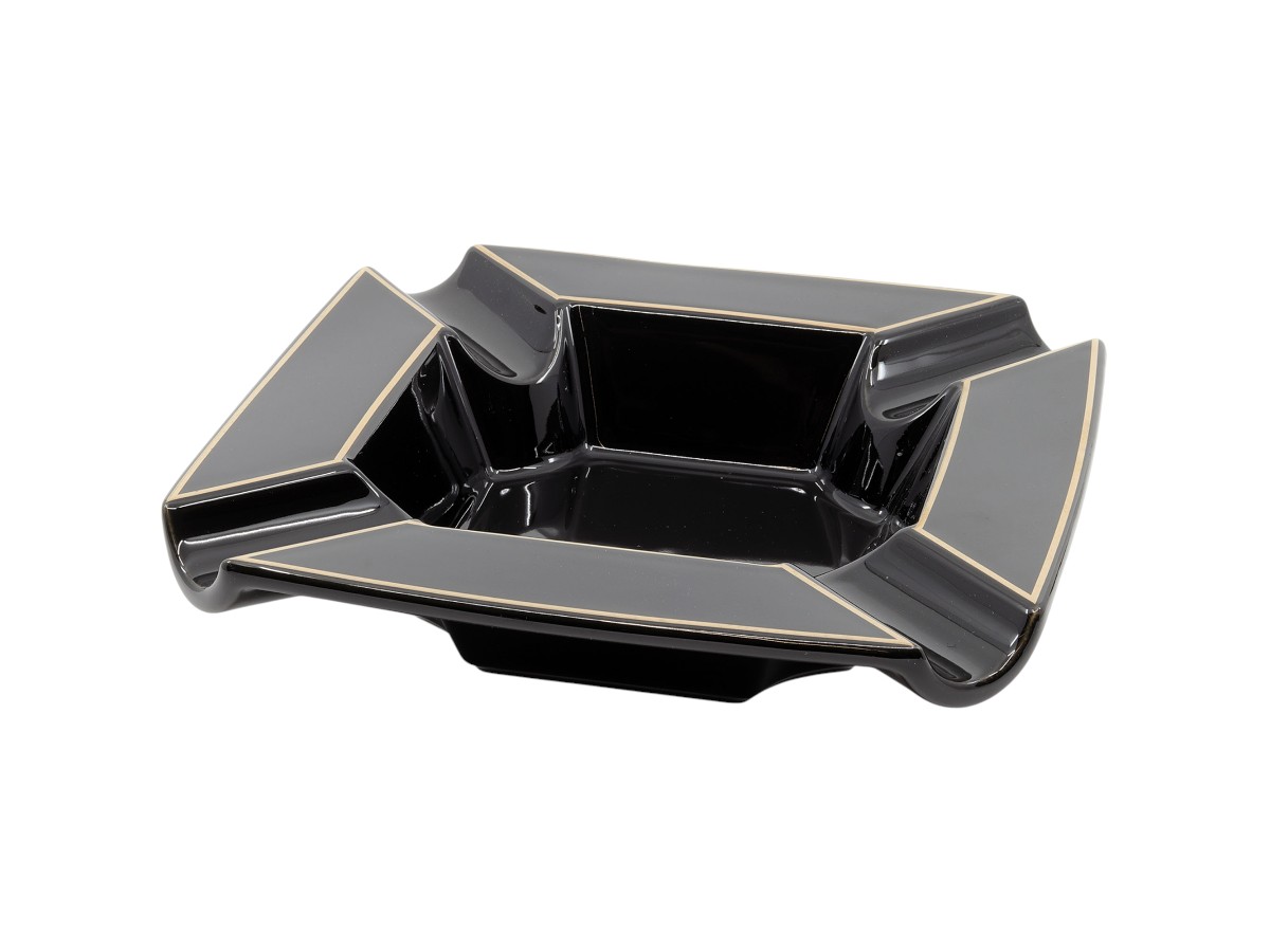 Tycoon Cigar Ashtray II eckig black