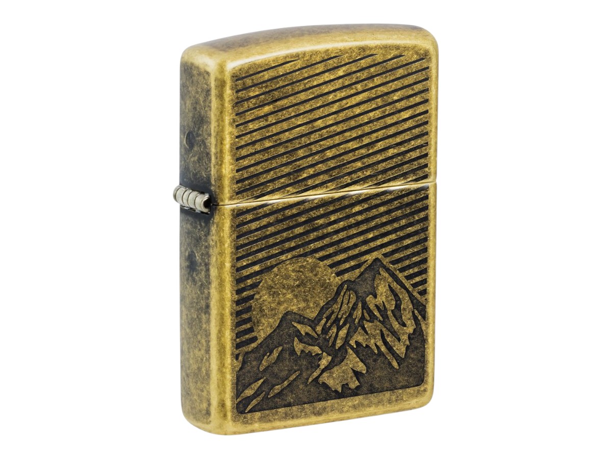 Zippo Mountain Design