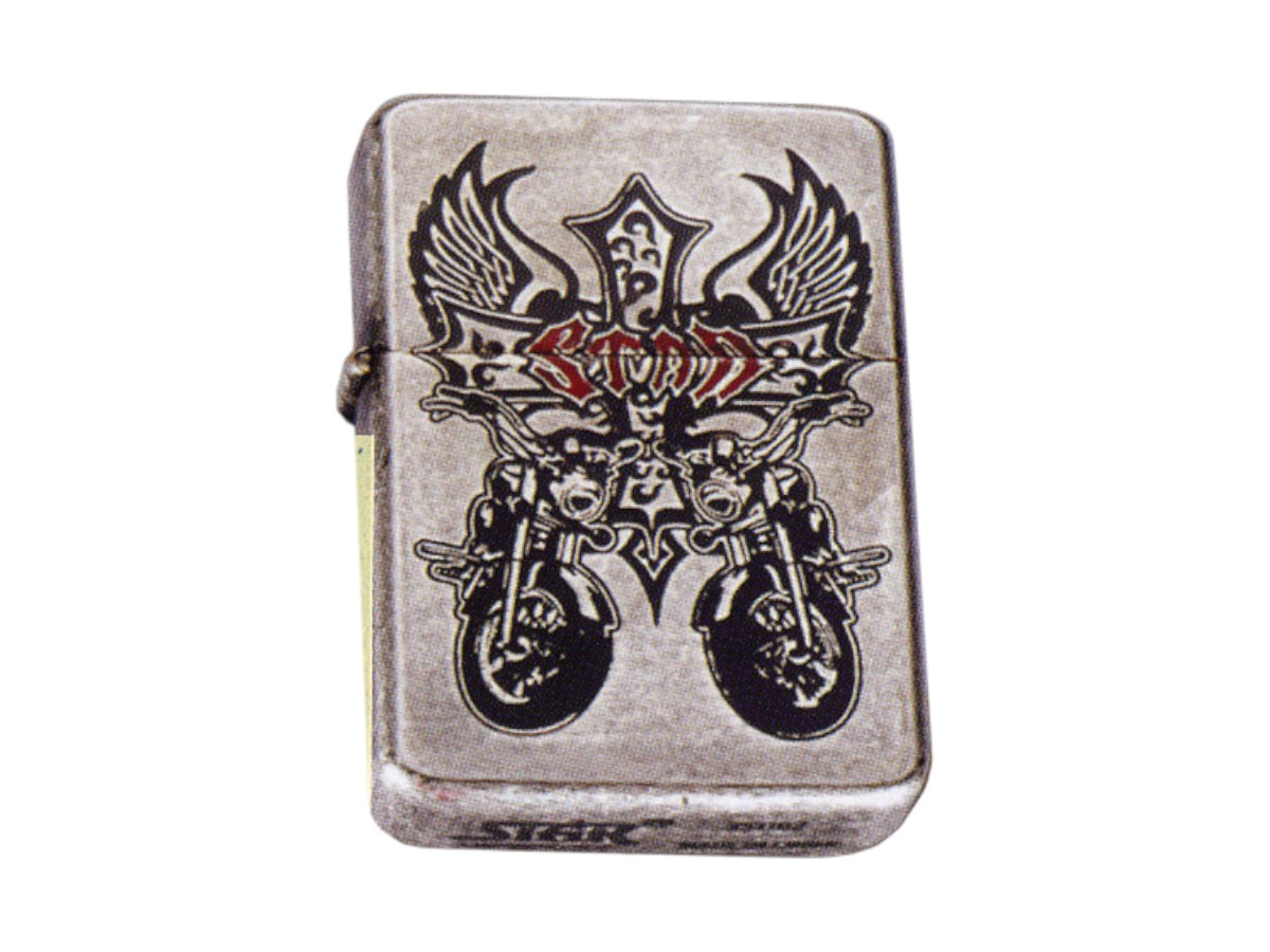 Z-Plus Cool Motorbike/Wings silver antique
