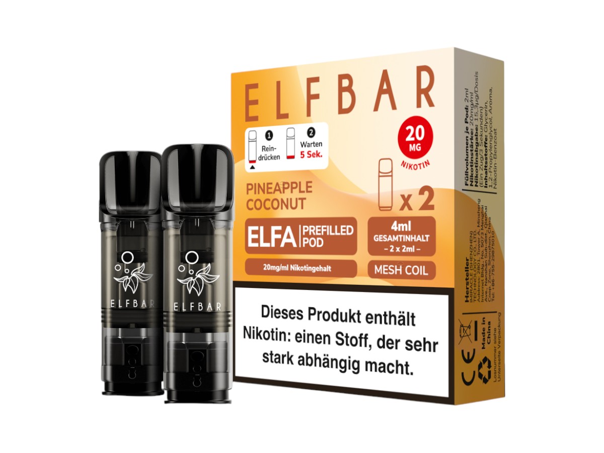 Elfbar Pod Pineapple Coconut 20mg