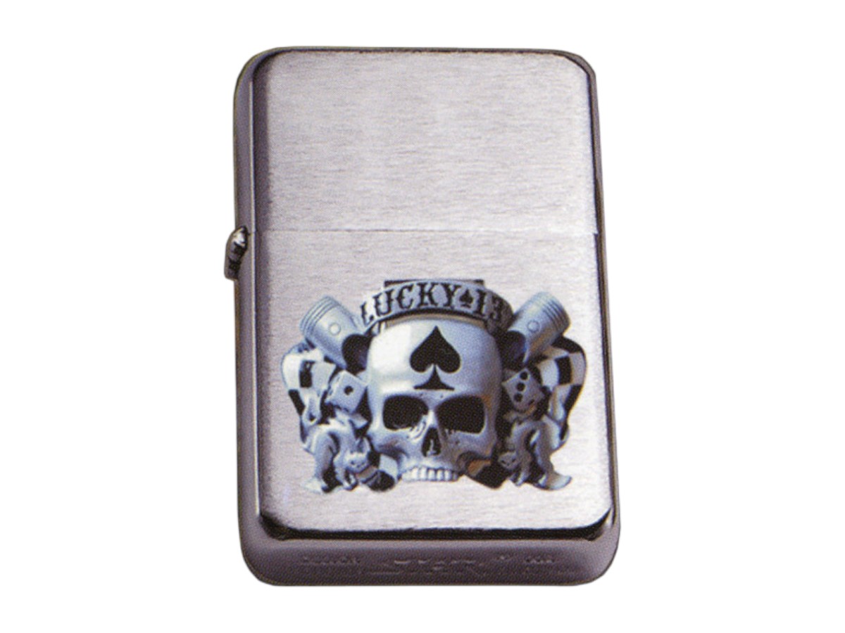 Z-Plus Cool Skull Lucky 13 chrome