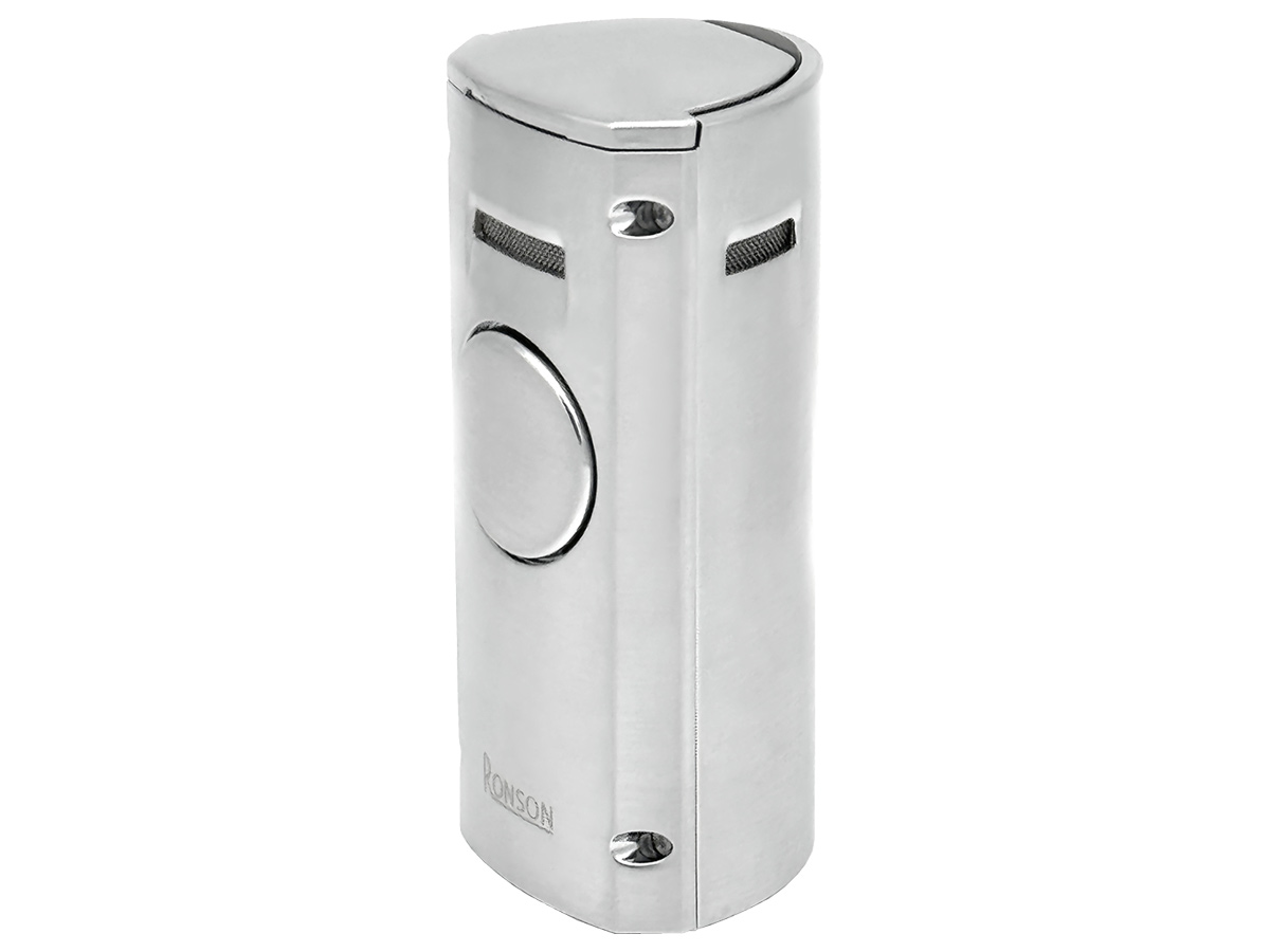 Ronson Jet-Flame Cigar Lighter Volcano chrome