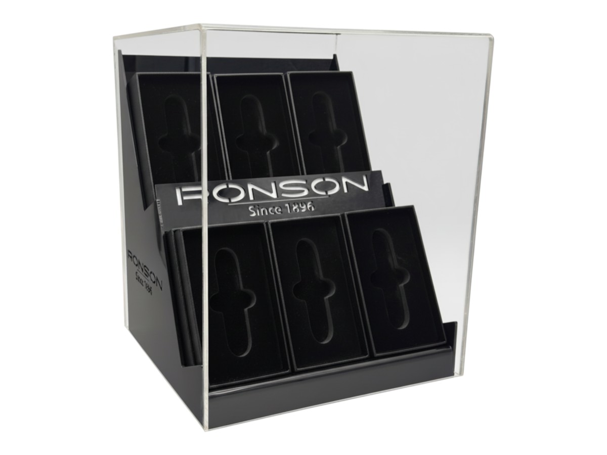 Ronson 6er Counter-Display Plexi