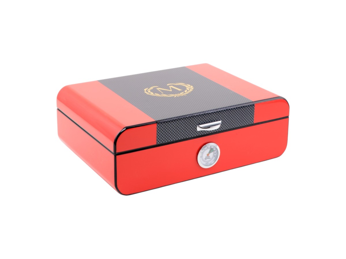 Myon Humidor Racing Edition rot/Carbon