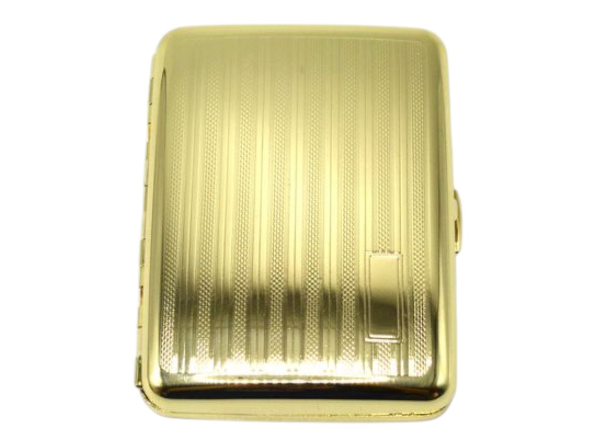 Myon Brass Cigar Case Stripes