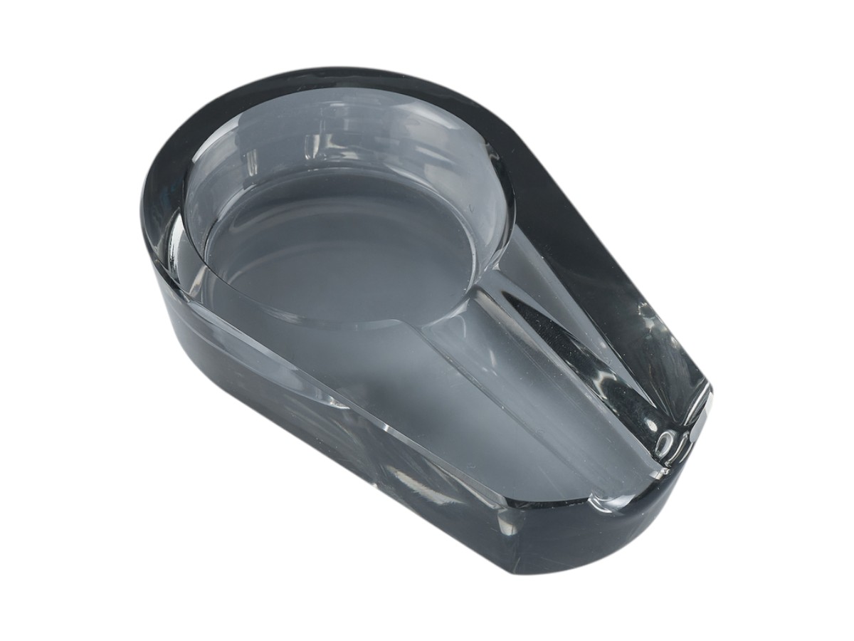 SM Cigar Glass Ashtray black