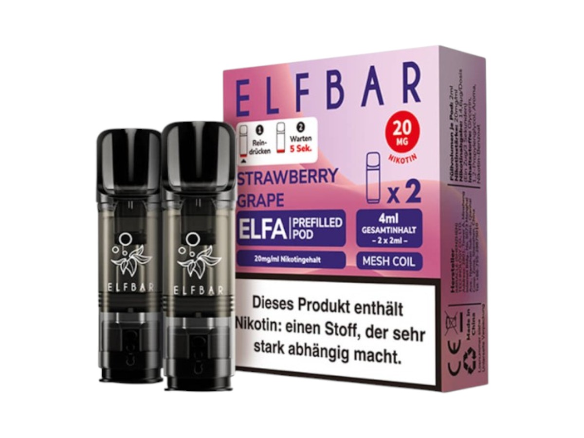 Elfbar Pod Strawberry Grape 20mg