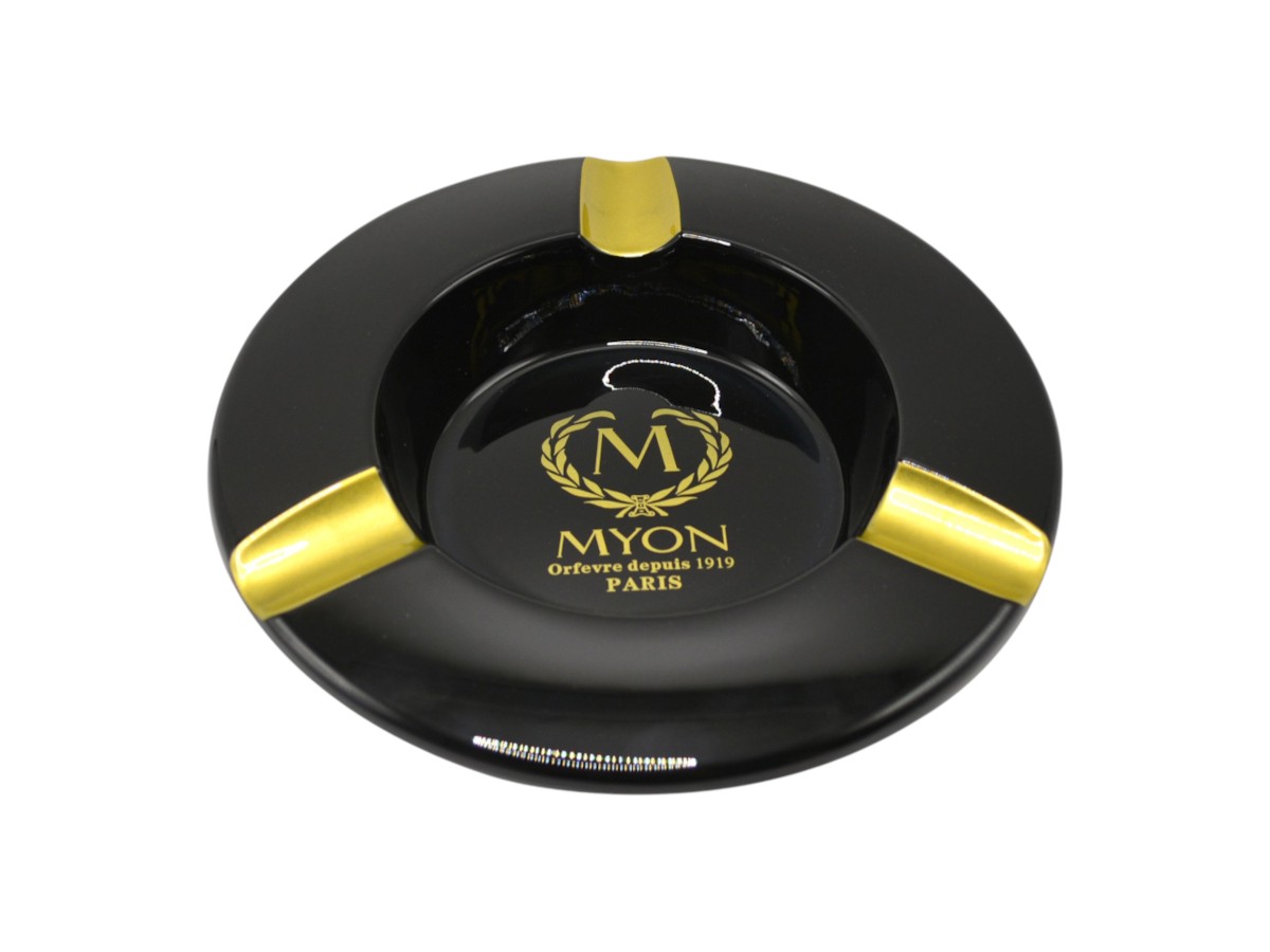 Myon Zigarrenaschenbecher Bandol Zink schwarz