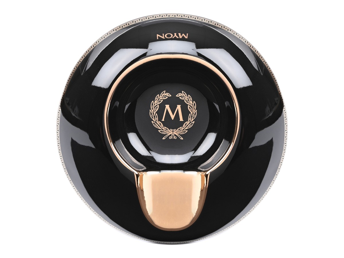 Myon Ashtray Round black