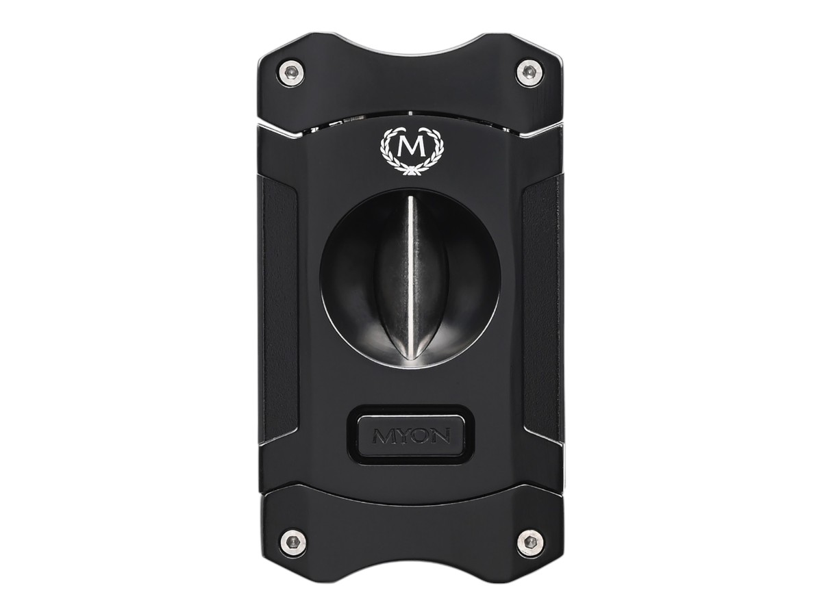 Myon Zigarren Cutter mit V-Piercer black