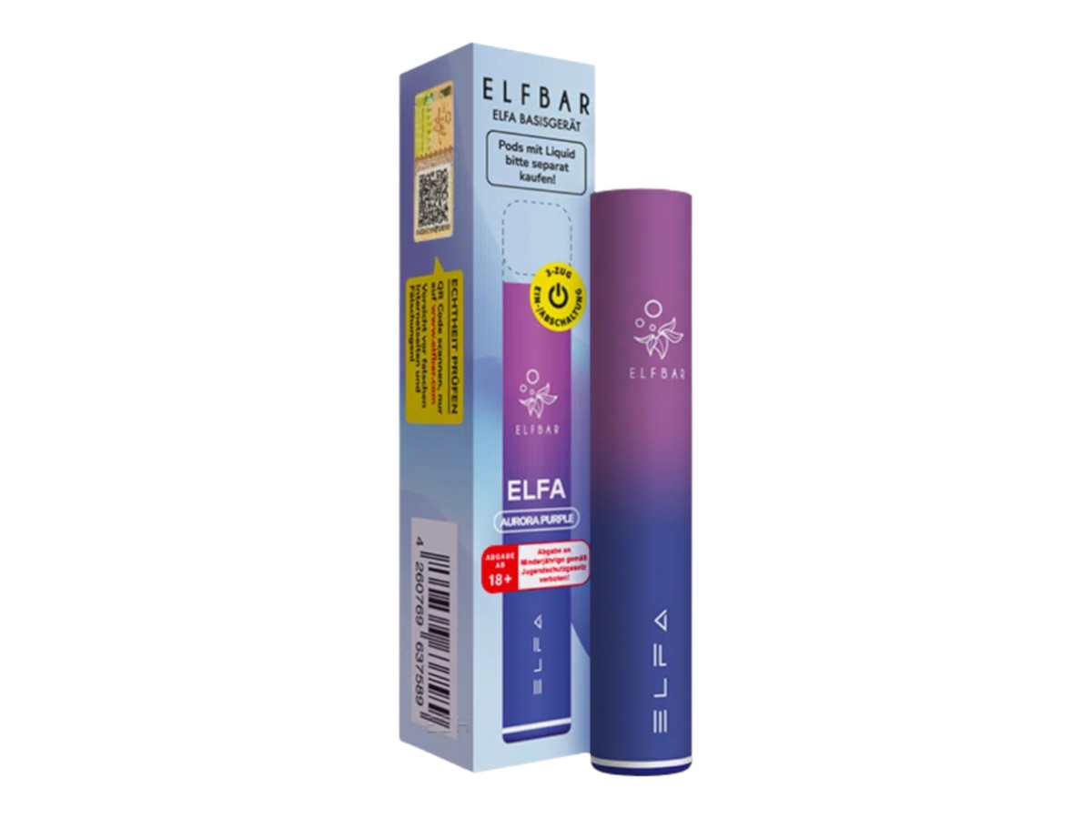 Elfbar Elfa Akku 500 mAh aurora-lila