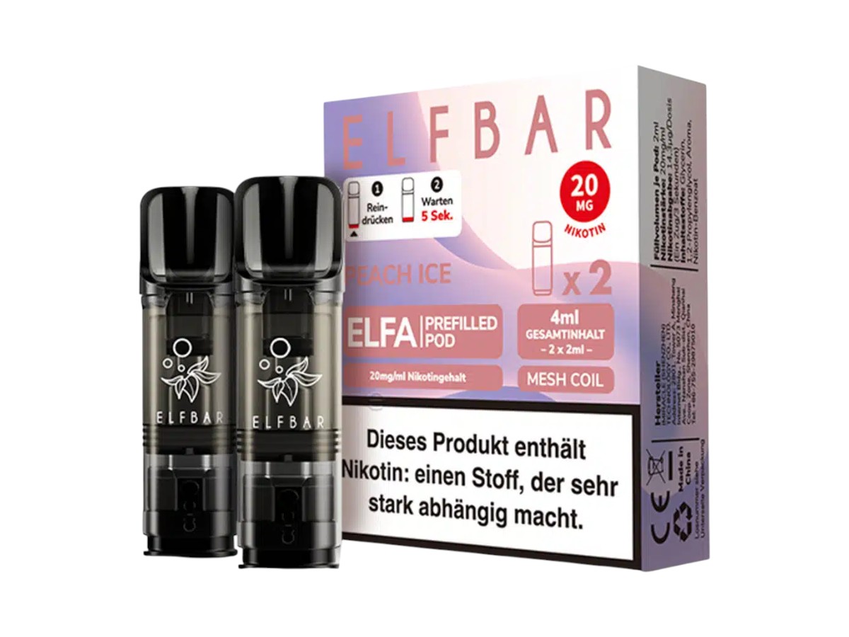Elfbar Pod Peach ICE 20mg