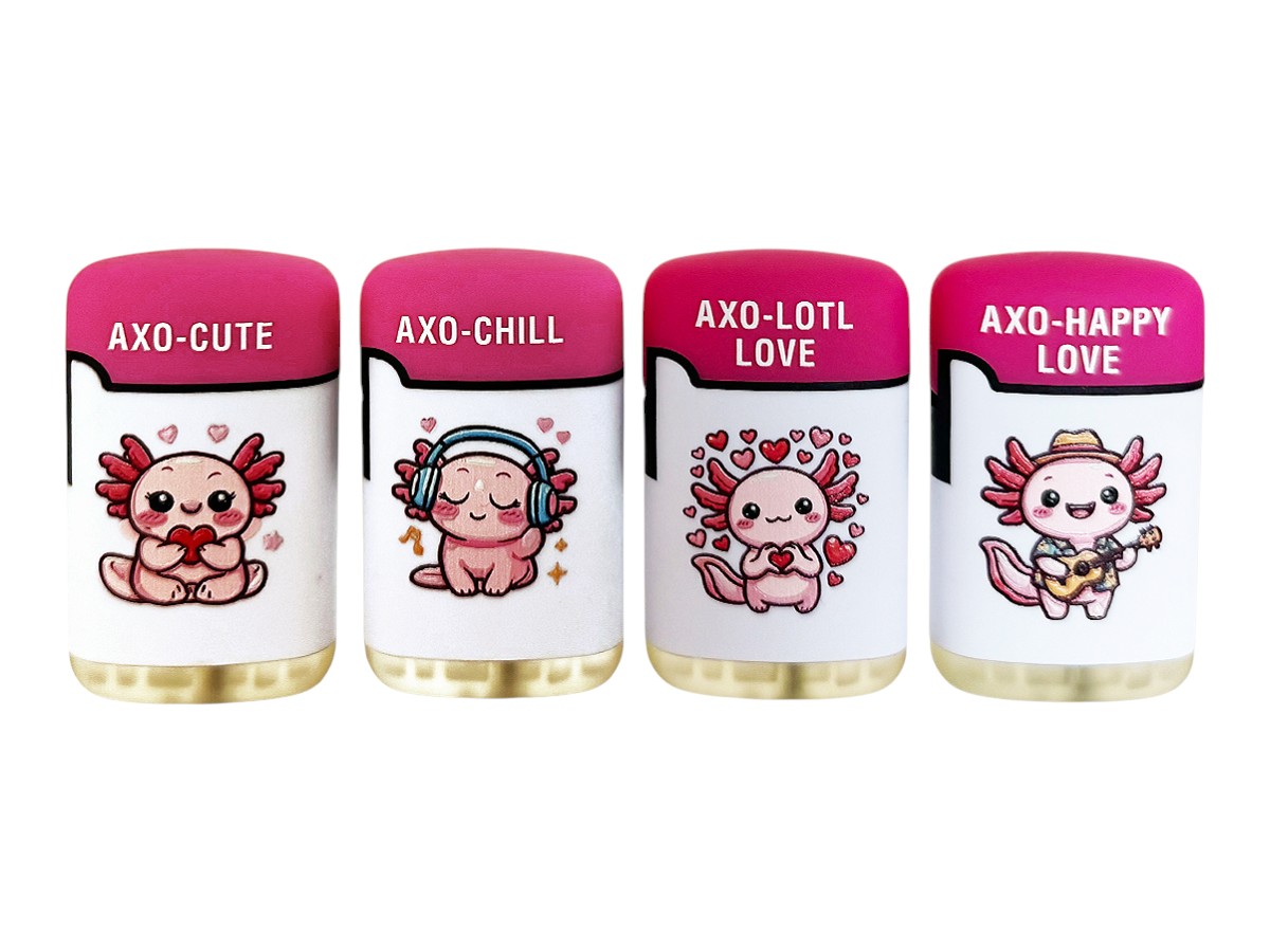 Easy Torch 8 Relief Axolotl white/pink