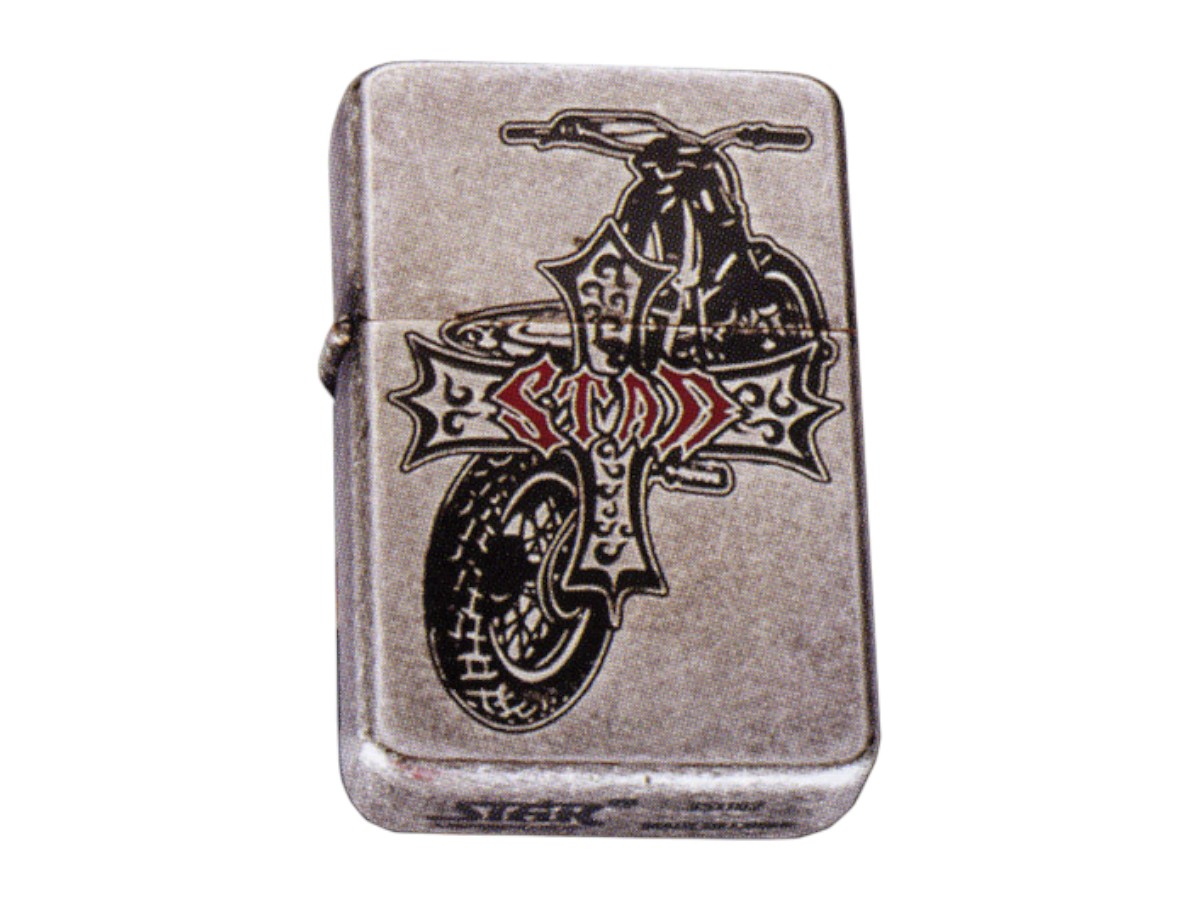 Z-Plus Cool Motorbike silver antique