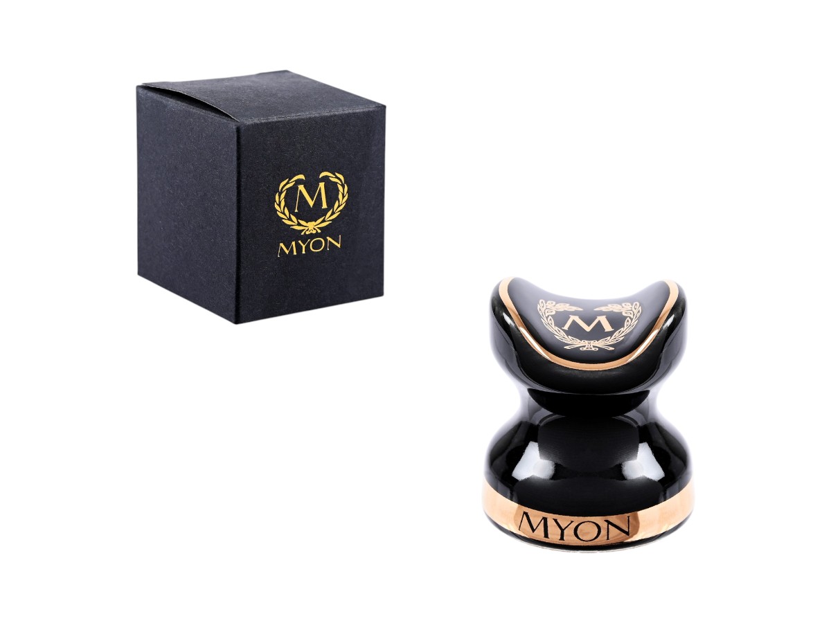 Myon Zigarrenständer schwarz/gold