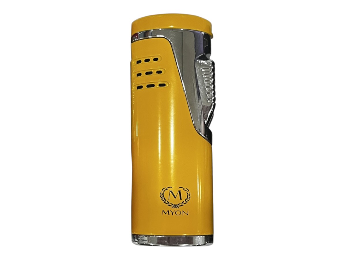Myon 2-Jet Lighter with Piercer yellow
