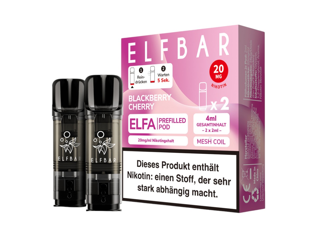 Elfbar Pod Blackberry Cherry 20mg