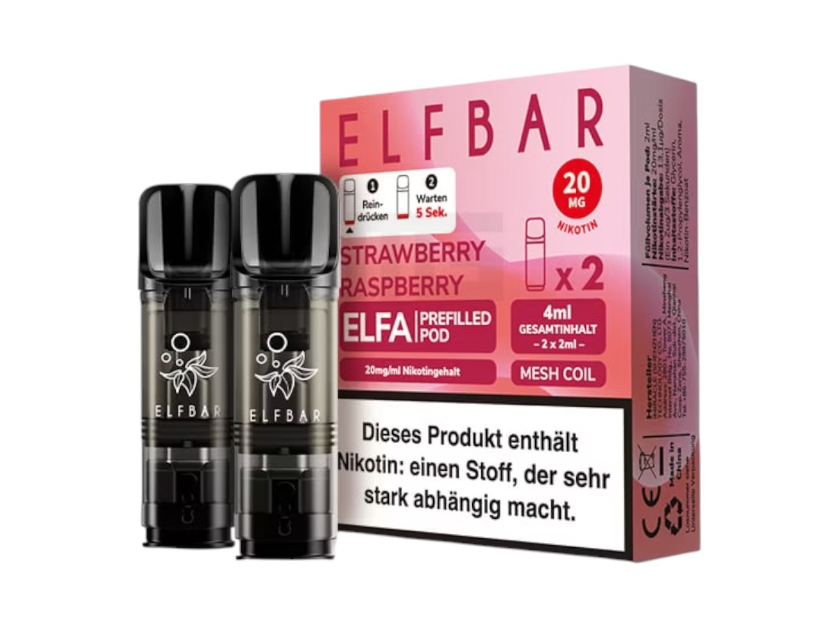 Elfbar Pod Strawberry Raspberry 20mg