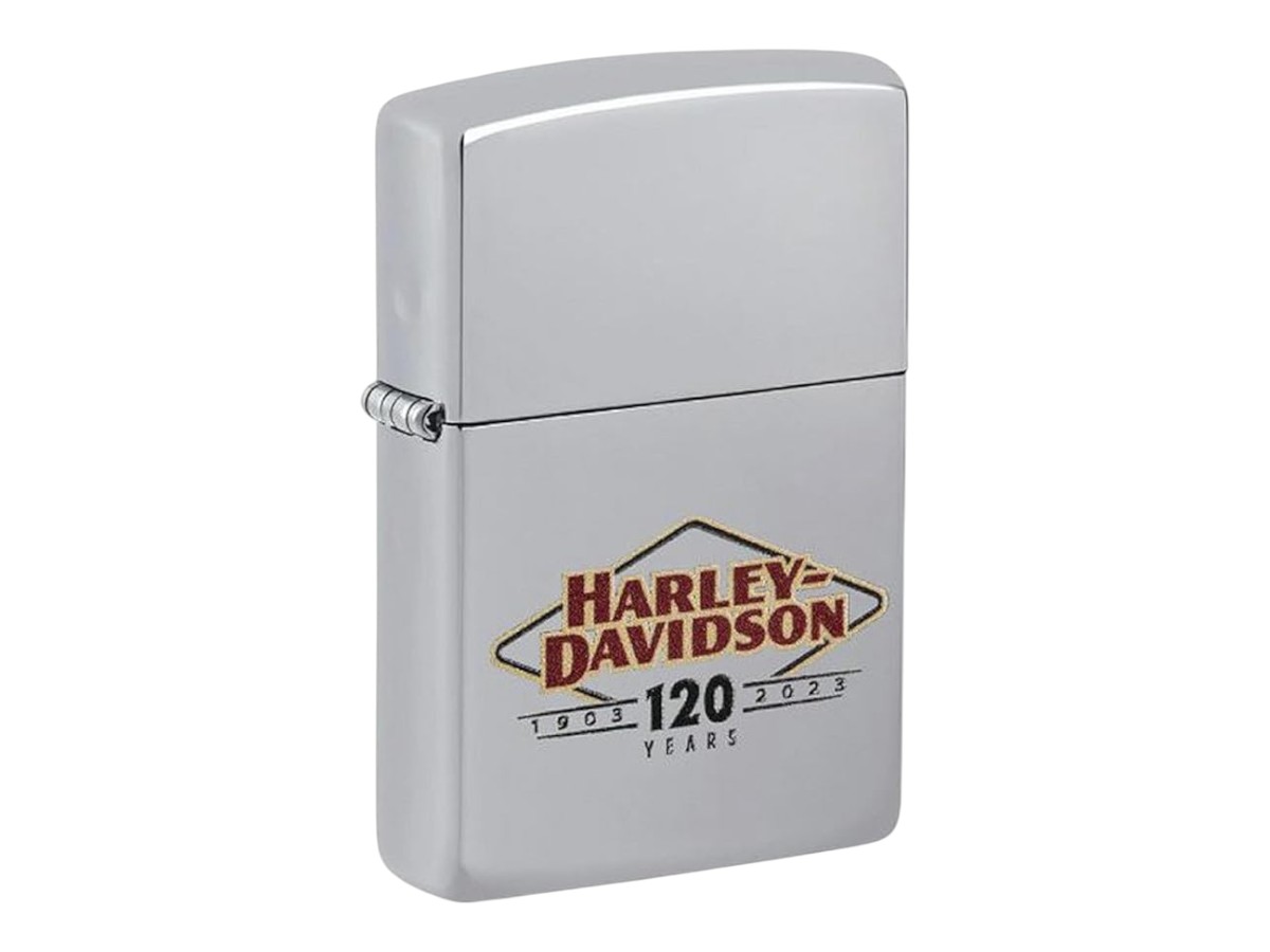 Zippo Harley Davidson 120th Anniversary chrome